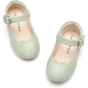 image:imageFelix amp Flora Toddler Flower Girl Dress Shoes  Baby Girl Ballet Mary Jane Flats for Party School WeddingB902green