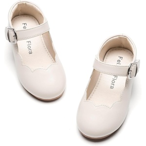 image:imageFelix amp Flora Toddler Flower Girl Dress Shoes  Baby Girl Ballet Mary Jane Flats for Party School WeddingB902ivory White