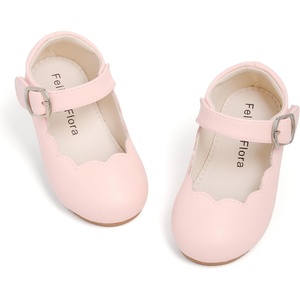 image:imageFelix amp Flora Toddler Flower Girl Dress Shoes  Baby Girl Ballet Mary Jane Flats for Party School WeddingB902light Pink