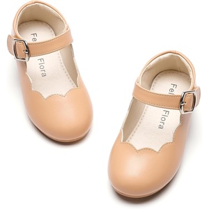 image:imageFelix amp Flora Toddler Flower Girl Dress Shoes  Baby Girl Ballet Mary Jane Flats for Party School WeddingB902nude