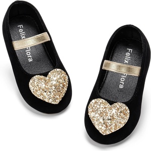 image:imageFelix amp Flora Toddler Flower Girl Dress Shoes  Baby Girl Ballet Mary Jane Flats for Party School WeddingBf12black
