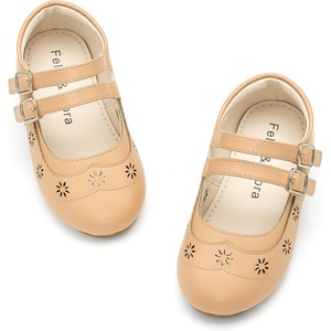 image:imageFelix amp Flora Toddler Flower Girl Dress Shoes  Baby Girl Ballet Mary Jane Flats for Party School WeddingBf30nude