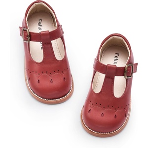 image:imageFelix amp Flora Toddler Girl Mary Jane Dress Shoes  School Oxford Flats for Girl Party ShoesB423red