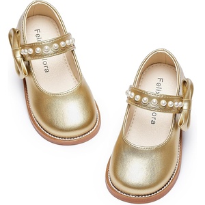 image:imageFelix amp Flora Toddler Girl Mary Jane Dress Shoes  School Oxford Flats for Girl Party ShoesB432gold