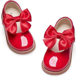 image:imageFelix amp Flora Toddler Girl Oxford Dress Shoes  Mary Jane Flats for Little Girl Party School ShoesB427red