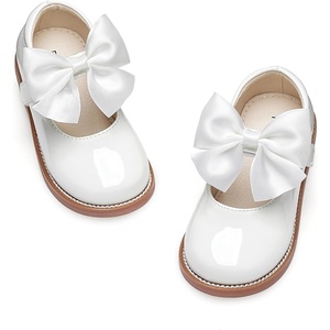 image:imageFelix amp Flora Toddler Girl Oxford Dress Shoes  Mary Jane Flats for Little Girl Party School ShoesB427white