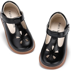 image:imageFelix amp Flora Toddler Girl Oxford Dress Shoes  Mary Jane Flats for Little Girl Party School ShoesB428black