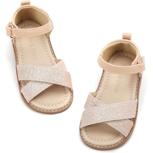 image:imageFelix amp Flora Toddler Girl Sandals  Flower Girl Dress Shoes Open Toe Little Kid FlatsBc205nude