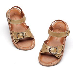 image:imageFelix amp Flora Toddler Girl Sandals  Flower Girl Dress Shoes Open Toe Little Kid FlatsBc316gold
