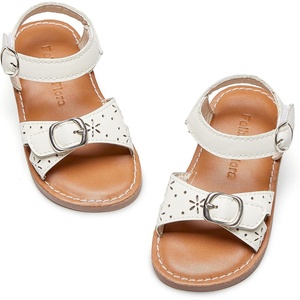 image:imageFelix amp Flora Toddler Girl Sandals  Flower Girl Dress Shoes Open Toe Little Kid FlatsBc316ivory White