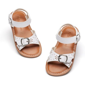 image:imageFelix amp Flora Toddler Girl Sandals  Flower Girl Dress Shoes Open Toe Little Kid FlatsBc316white