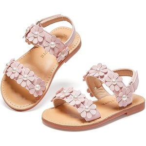 image:imageFelix amp Flora Toddler Girl Sandals  Flower Girl Dress Shoes Open Toe Little Kid FlatsBc330pink