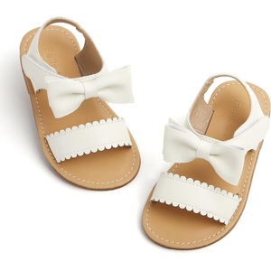 image:imageFelix amp Flora Toddler Girl Sandals  Little Girl Easter Dress Shoes Lightweight Open Toe Beach Holiday FlatsBc216ivory White