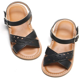 image:imageFelix amp Flora Toddler Girl Sandals  Little Girl Easter Dress Shoes Lightweight Open Toe Beach Holiday FlatsBc219black