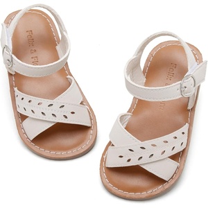 image:imageFelix amp Flora Toddler Girl Sandals  Little Girl Easter Dress Shoes Lightweight Open Toe Beach Holiday FlatsBc219moonbeam