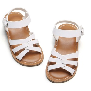 image:imageFelix amp Flora Toddler Girl Sandals  Little Girl Easter Dress Shoes Lightweight Open Toe Beach Holiday FlatsBc222white