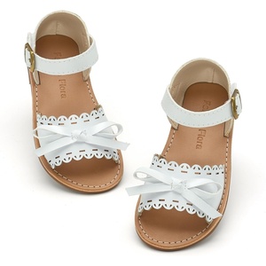 image:imageFelix amp Flora Toddler Girl Sandals  Little Girl Easter Dress Shoes Lightweight Open Toe Beach Holiday FlatsBc226white