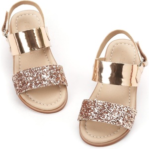 image:imageFelix amp Flora Toddler Girl Sandals  Little Girl Easter Dress Shoes Lightweight Open Toe Beach Holiday FlatsBc251glitter Pink