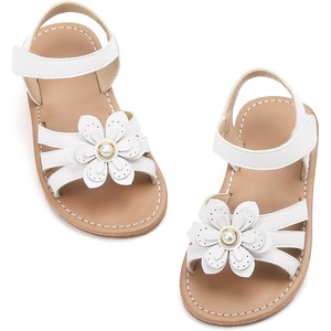 image:imageFelix amp Flora Toddler Girl Sandals  Little Girl Easter Dress Shoes Lightweight Open Toe Beach Holiday FlatsBc264white
