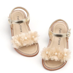image:imageFelix amp Flora Toddler Girl Sandals  Little Girl Easter Dress Shoes Lightweight Open Toe Beach Holiday FlatsBc279gold
