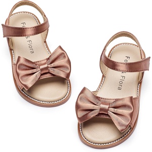 image:imageFelix amp Flora Toddler Girl Sandals  Little Girl Easter Dress Shoes Lightweight Open Toe Beach Holiday FlatsBc291brown