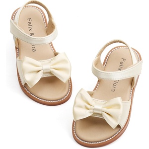 image:imageFelix amp Flora Toddler Girl Sandals  Little Girl Easter Dress Shoes Lightweight Open Toe Beach Holiday FlatsBc291champagne Gold