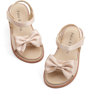 image:imageFelix amp Flora Toddler Girl Sandals  Little Girl Easter Dress Shoes Lightweight Open Toe Beach Holiday FlatsBc291dark Nude