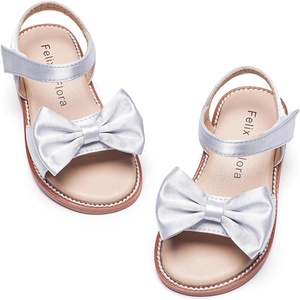 image:imageFelix amp Flora Toddler Girl Sandals  Little Girl Easter Dress Shoes Lightweight Open Toe Beach Holiday FlatsBc291grey