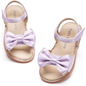 image:imageFelix amp Flora Toddler Girl Sandals  Little Girl Easter Dress Shoes Lightweight Open Toe Beach Holiday FlatsBc291purple