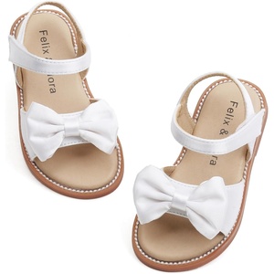 image:imageFelix amp Flora Toddler Girl Sandals  Little Girl Easter Dress Shoes Lightweight Open Toe Beach Holiday FlatsBc291white