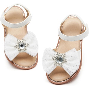 image:imageFelix amp Flora Toddler Girl Sandals  Little Girl Easter Dress Shoes Lightweight Open Toe Beach Holiday FlatsBc305white
