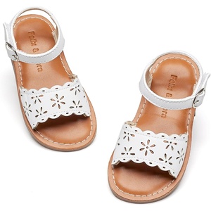 image:imageFelix amp Flora Toddler Girl Sandals  Little Girl Easter Dress Shoes Lightweight Open Toe Beach Holiday FlatsBc307white