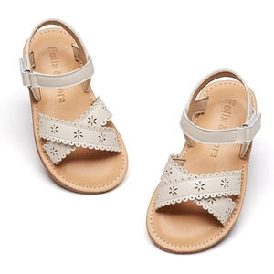 image:imageFelix amp Flora Toddler Girl Sandals  Little Girl Easter Dress Shoes Lightweight Open Toe Beach Holiday FlatsBc309beige