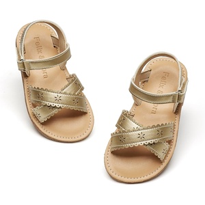 image:imageFelix amp Flora Toddler Girl Sandals  Little Girl Easter Dress Shoes Lightweight Open Toe Beach Holiday FlatsBc309gold