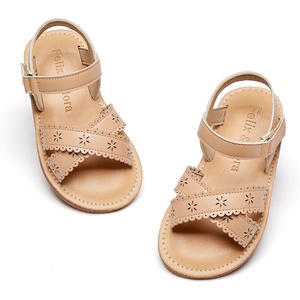 image:imageFelix amp Flora Toddler Girl Sandals  Little Girl Easter Dress Shoes Lightweight Open Toe Beach Holiday FlatsBc309nude
