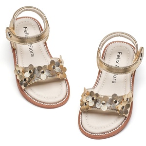 image:imageFelix amp Flora Toddler Girl Sandals  Little Girl Easter Dress Shoes Lightweight Open Toe Beach Holiday FlatsBc317gold