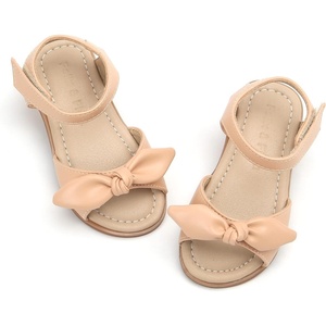 image:imageFelix amp Flora Toddler Girl Sandals Flower Girl Dress Shoes Open Toe Little Kid FlatsBc253nude