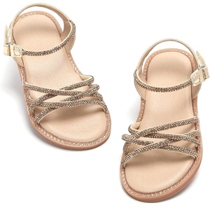 image:imageFelix amp Flora Toddler Girl Sandals Flower Girl Dress Shoes Open Toe Little Kid FlatsBc277gold