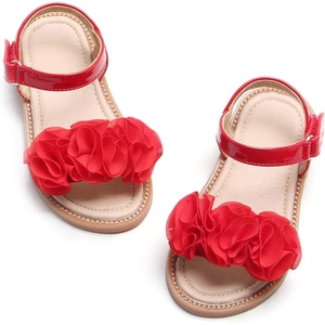 image:imageFelix amp Flora Toddler Girl Sandals Open Toe Dress Flats for Parties WeddingsBc207red