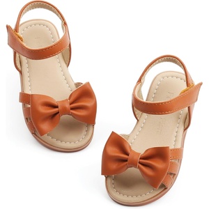 image:imageFelix amp Flora Toddler Girl Sandals Open Toe Dress Flats for Parties WeddingsBc252fl Brown