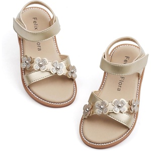 image:imageFelix amp Flora Toddler Girl Sandals Open Toe Dress Flats for Parties WeddingsBc290gold