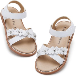 image:imageFelix amp Flora Toddler Girl Sandals Open Toe Dress Flats for Parties WeddingsBc290white