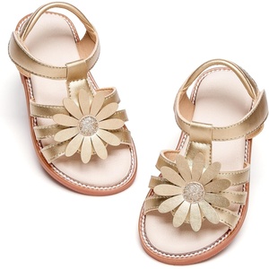 image:imageFelix amp Flora Toddler Girl Sandals Open Toe Dress Flats for Parties WeddingsBc306gold
