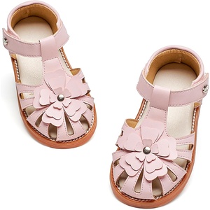 image:imageFelix amp Flora Toddler Girls Sandals Flower Girl Shoes Soft Rubber Princess Flat ShoesBc314pink
