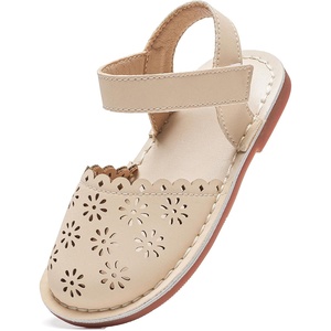 image:imageFelix amp Flora Toddler Girls Sandals Soft Rubber Princess Flat Shoes Flower Girl ShoesBc299apricot