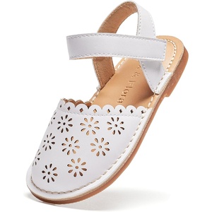 image:imageFelix amp Flora Toddler Girls Sandals Soft Rubber Princess Flat Shoes Flower Girl ShoesBc299white