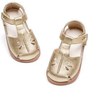 image:imageFelix amp Flora Toddler Girls Sandals Soft Rubber Princess Flat Shoes Flower Girl ShoesBc311gold