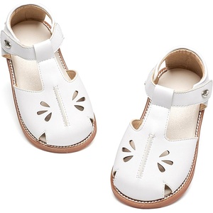 image:imageFelix amp Flora Toddler Girls Sandals Soft Rubber Princess Flat Shoes Flower Girl ShoesBc311white