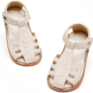image:imageFelix amp Flora Toddler Girls Sandals Soft Rubber Princess Flat Shoes Flower Girl ShoesBc313beige