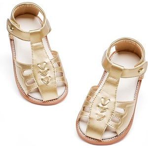 image:imageFelix amp Flora Toddler Girls Sandals Soft Rubber Princess Flat Shoes Flower Girl ShoesBc313gold